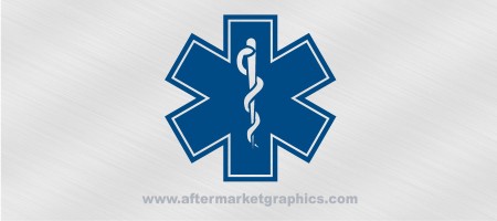 EMS Star Of Life Decal